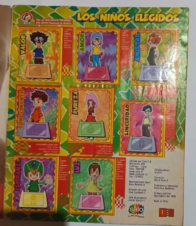 Álbum de colección Digimon Aventura en el Mundo Digital - miniatura 4