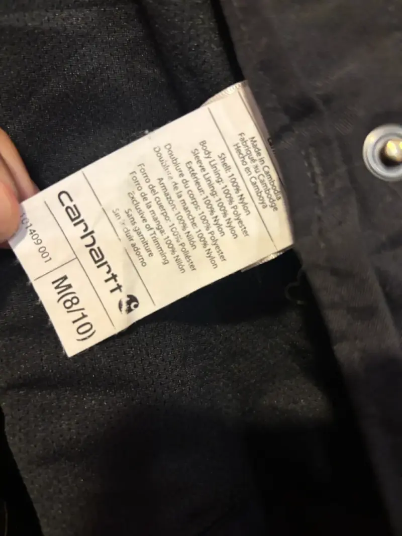 Chaqueta negra Carhartt mujer - 3