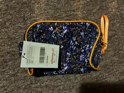 Neceser Ellesse floral con borde naranja - miniatura 2