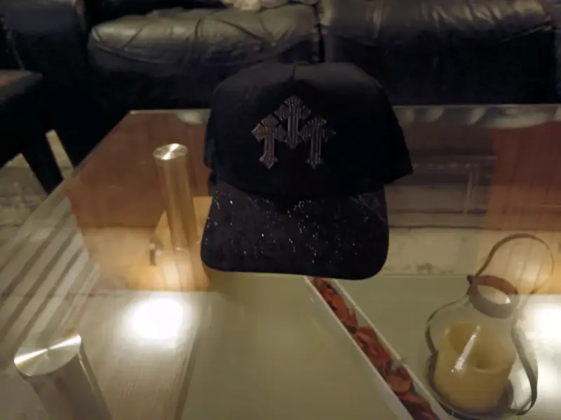 Gorra Chorme Hearts con diseño De Cruzes brillante - 1