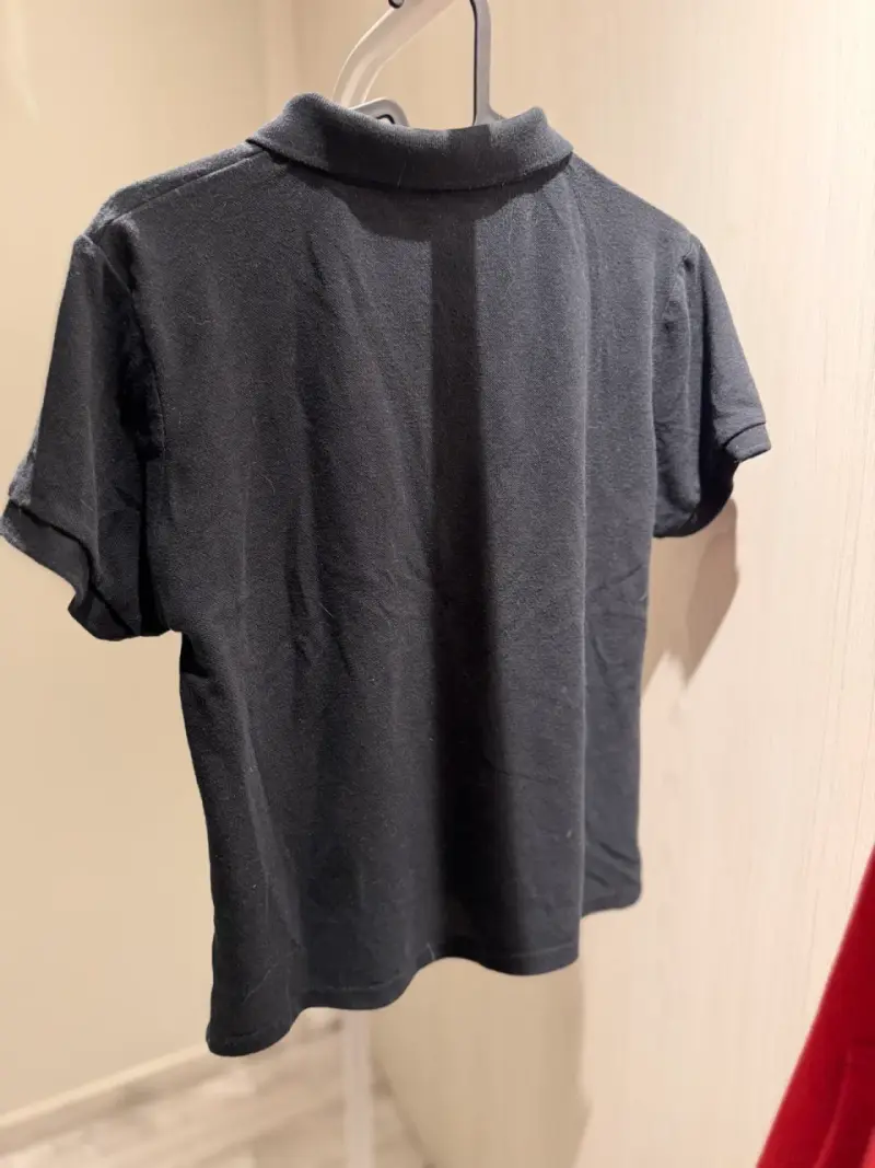 Poleras tipo polo para niños en rojo y negro - 4