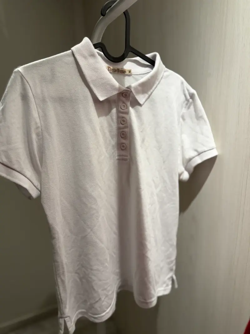 Poleras tipo polo para niños en rojo y negro - 5