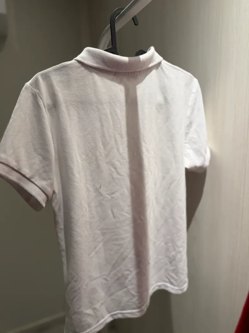 Poleras tipo polo para niños en rojo y negro - 6
