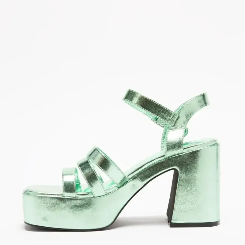 Sandalias con taco Sybilla talla 37 NUEVAS - 3