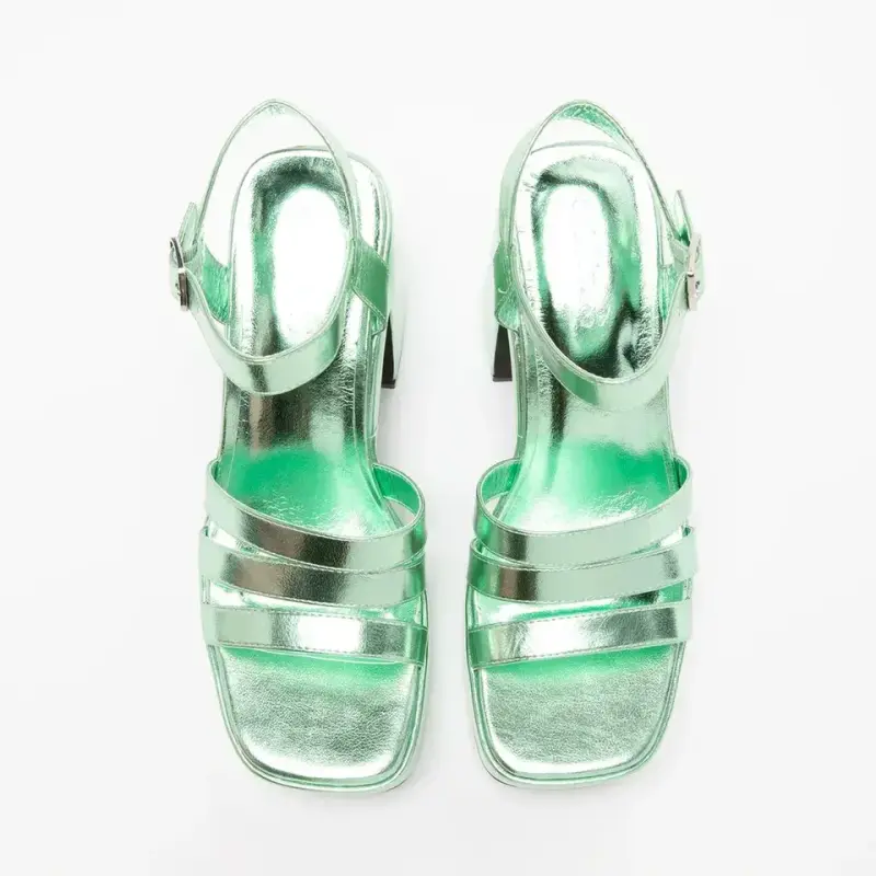 Sandalias con taco Sybilla talla 37 NUEVAS - 5