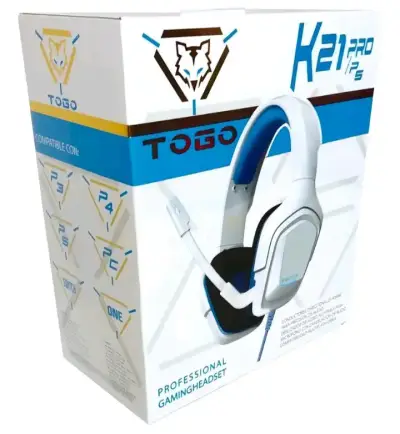 Audífonos Gamer Togo K21 PRO Micrófono Flexible PC - miniatura 2