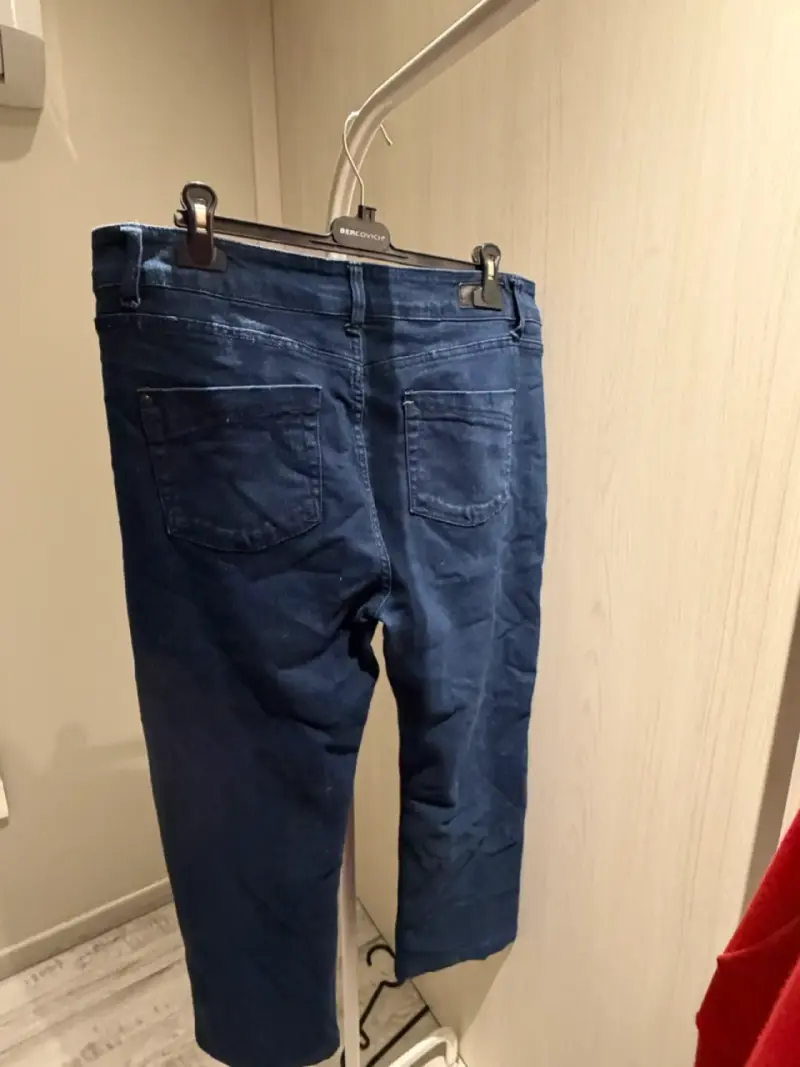 Jeans azul oscuro para mujer talla 50 - 2