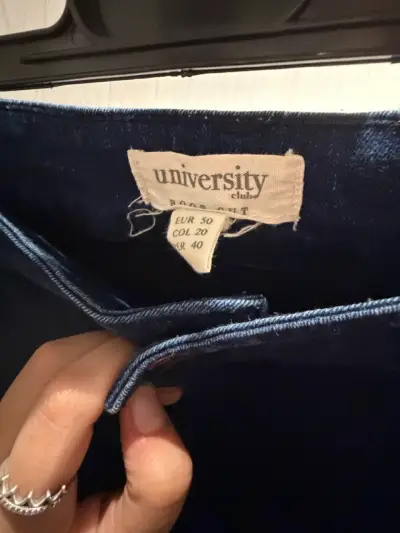 Jeans azul oscuro para mujer talla 50 - miniatura 3