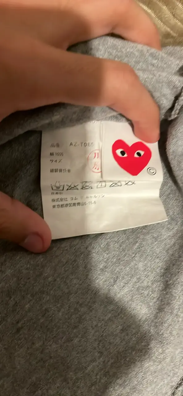 Polera gris cdg (57 de largo y de ancho 41) - 3