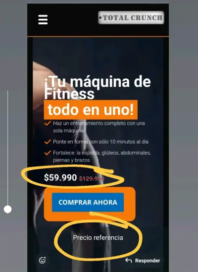 Máquina de Ejercicio Total Crunch para Cuerpo Completo - miniatura 2