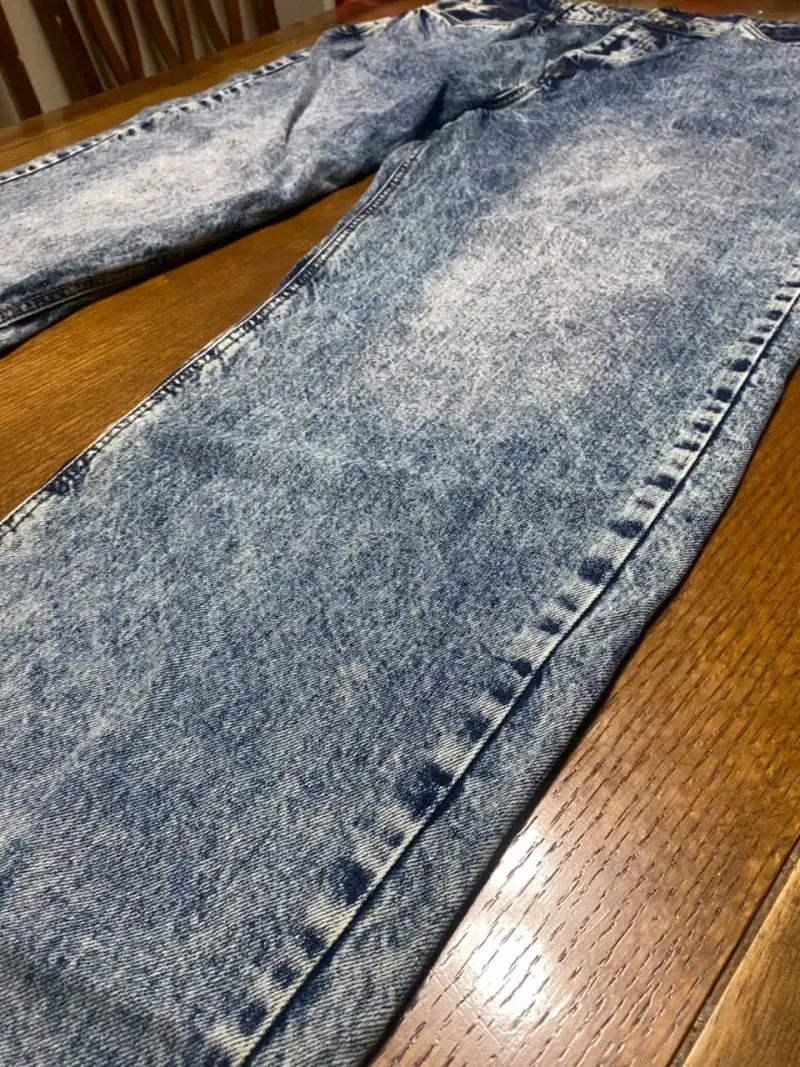 Jeans de mezclilla azul para hombre talla 44 - 3