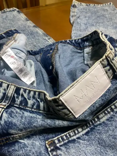 Jeans de mezclilla azul para hombre talla 44 - miniatura 5