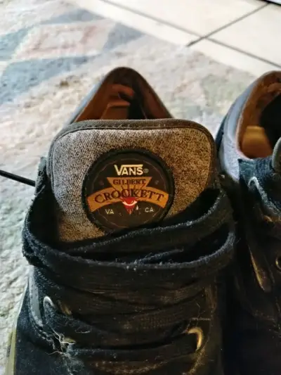 Zapatillas Vans Crockett negras de gamuza - miniatura 2