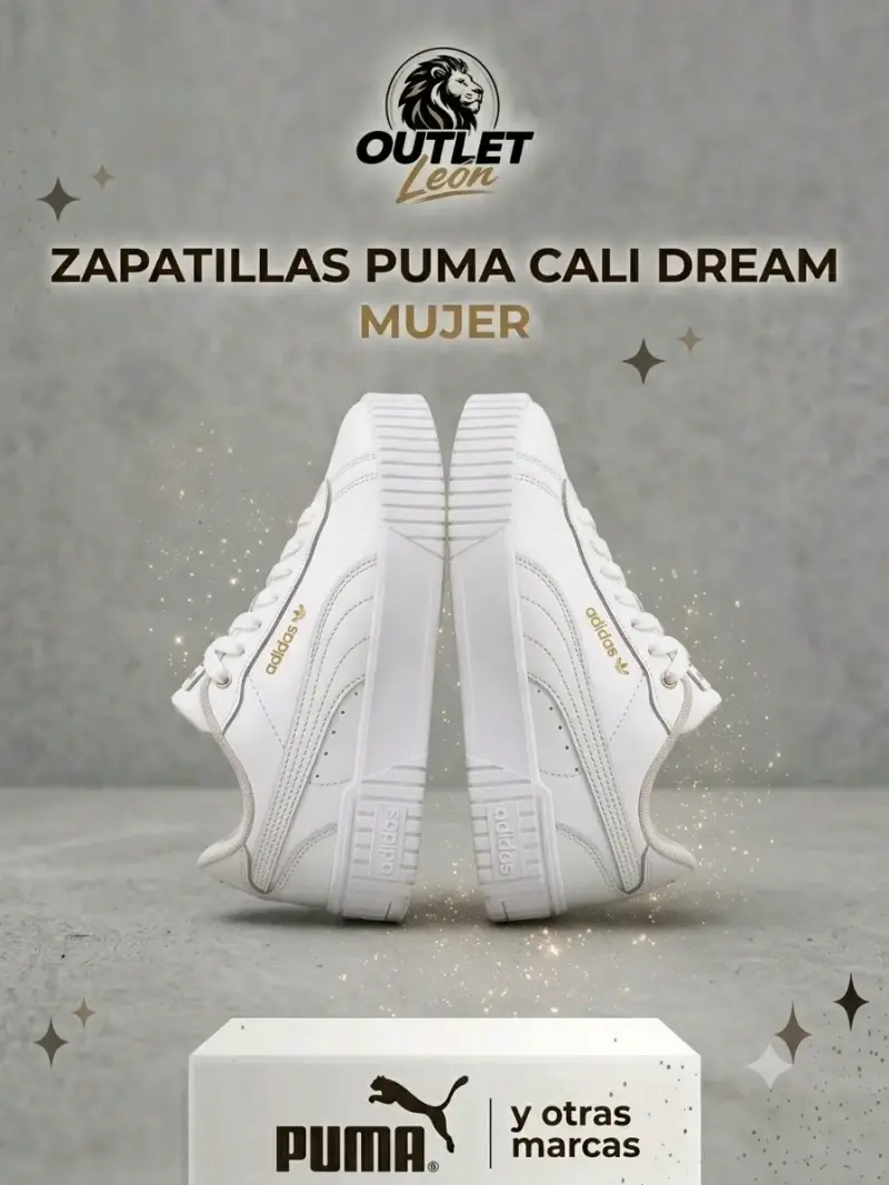 Zapatillas Puma Cali Dream Mujer Blancas - 1