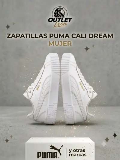 Zapatillas Puma Cali Dream Mujer Blancas - miniatura 1