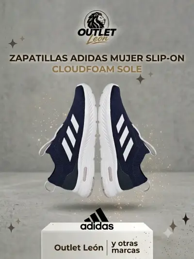 Zapatillas Adidas Mujer Slip-On Cloudfoam - miniatura 1