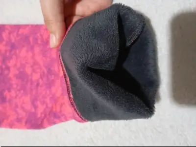 Calza rosada con polar talla 16 - miniatura 2