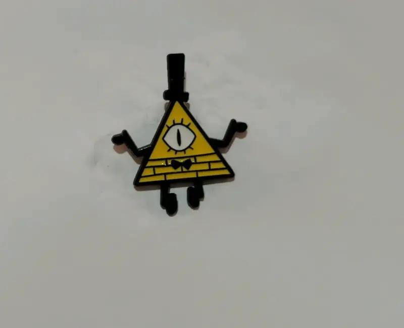 Pin de personaje triangular amarillo Gravity Falls