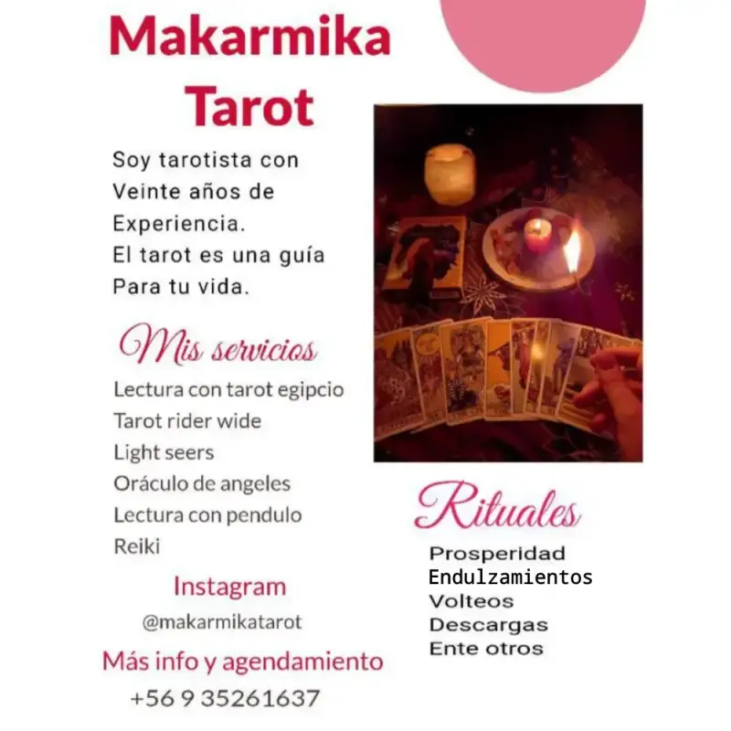 Servicios de tarot y rituales espirituales