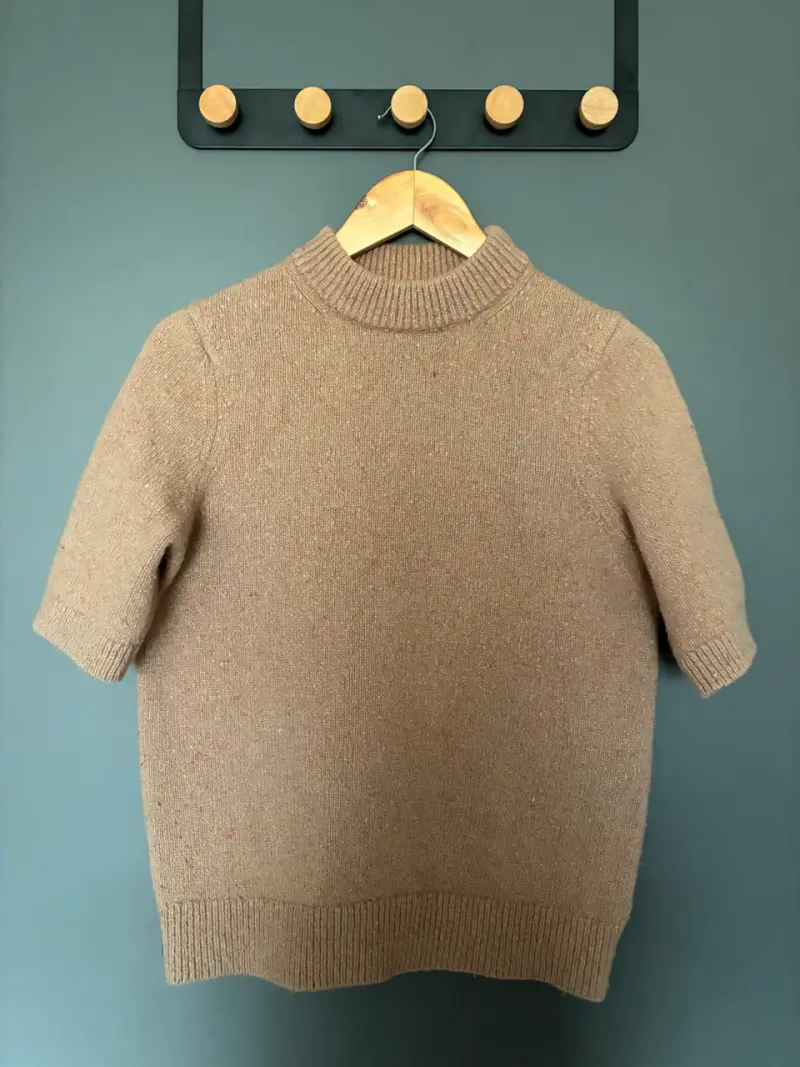 Sweater COS beige jaspeado naranja - 2