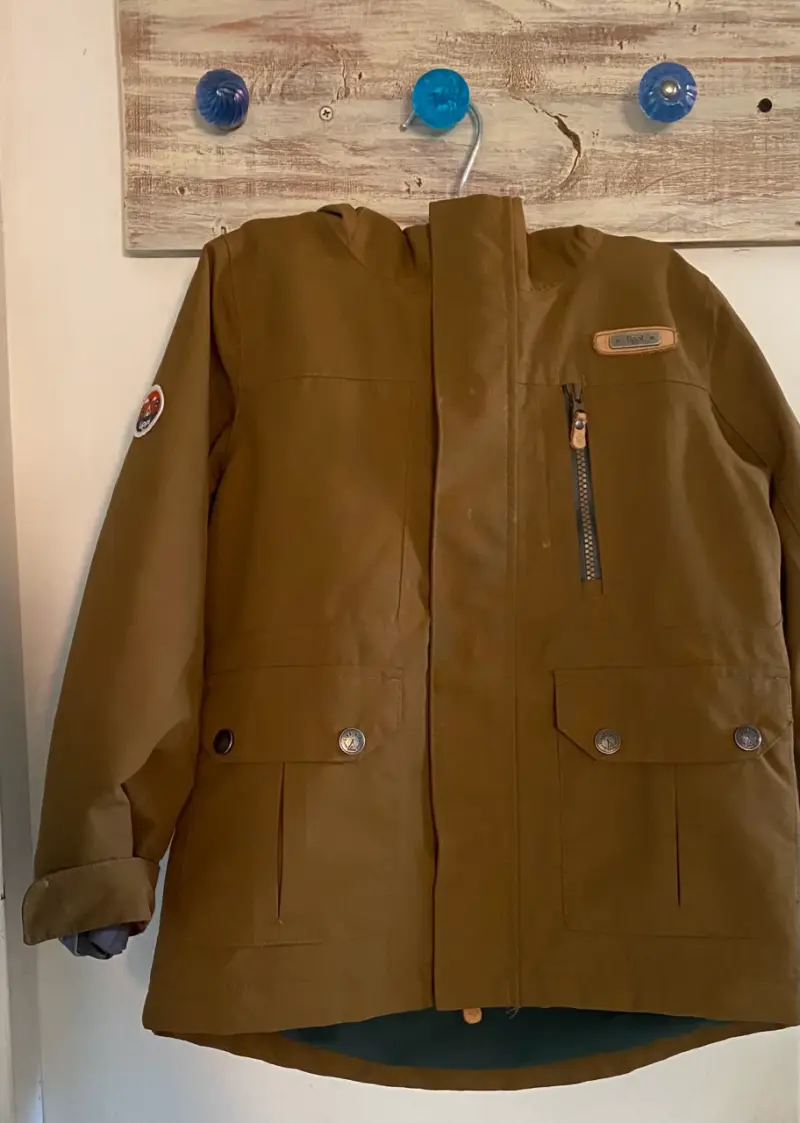 Parka Lippi impermeable marrón para niños - 1