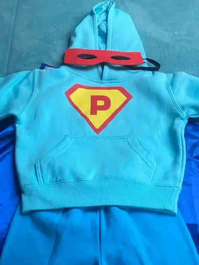 Disfraz de Super Pocoyo con capa y másc - miniatura 1