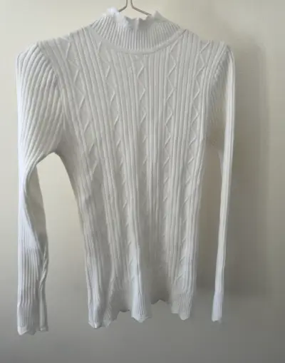 Suéter blanco  para mujer - miniatura 1