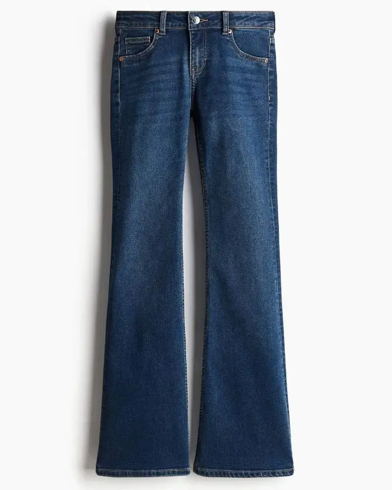 Jeans H&M talla 32 NUEVOS flare tiro bajo - 1