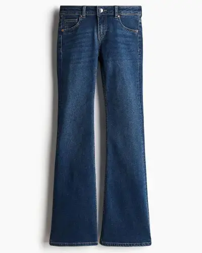 Jeans H&M talla 32 NUEVOS flare tiro bajo - miniatura 1