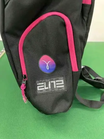 Mochila Nike Elite negra con detalles rosados - miniatura 5