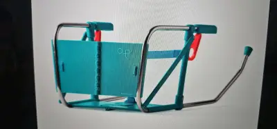 Soporte plegable para laptop Click azul - miniatura 1