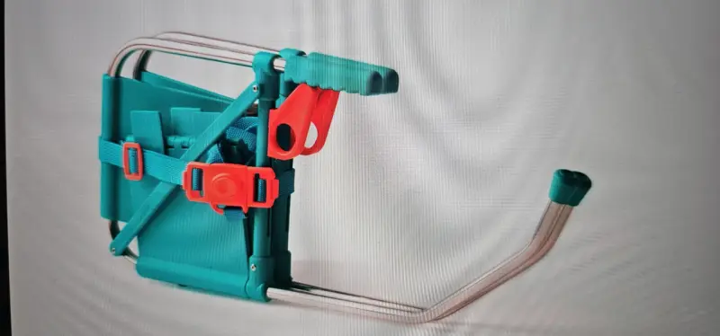 Soporte plegable para laptop Click azul - 3