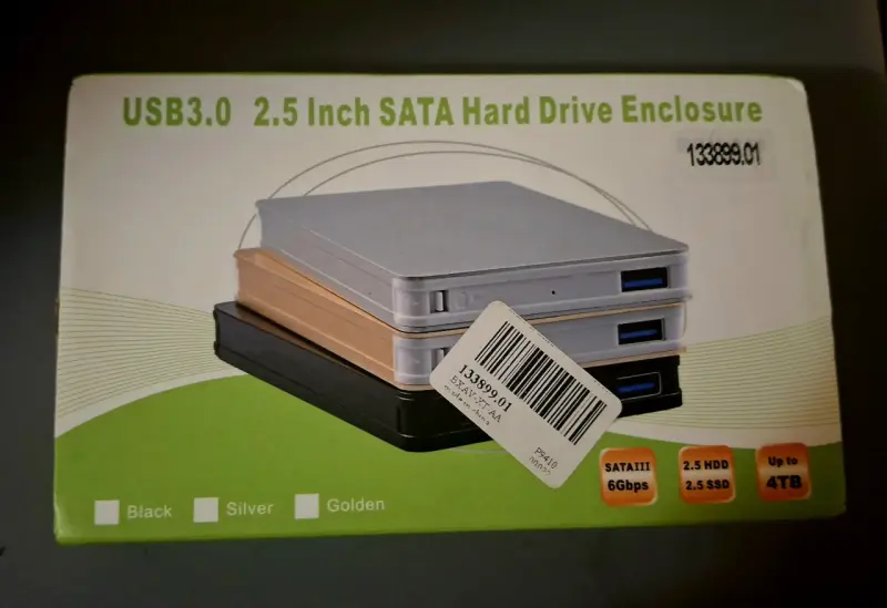 Carcasa para disco duro SATA 2.5 USB 3.0 - 1