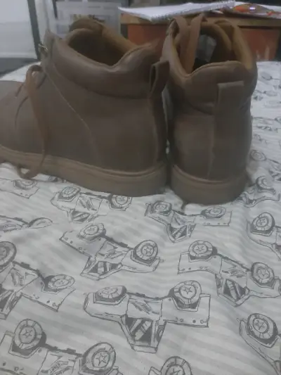 Botines de cuero marrón para hombre - miniatura 3