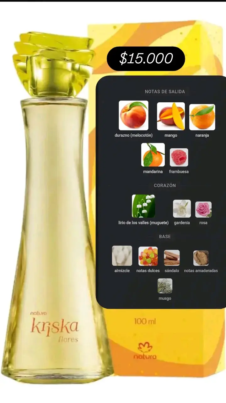 Perfume Natura Kriska Flores 100 ml - 1