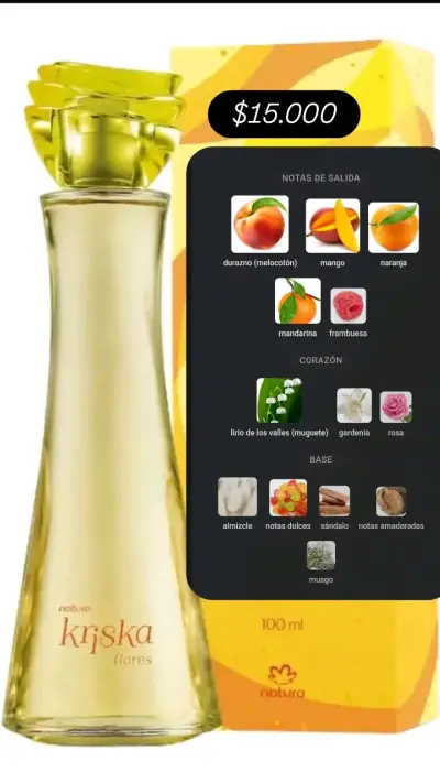 Perfume Natura Kriska Flores 100 ml - miniatura 1