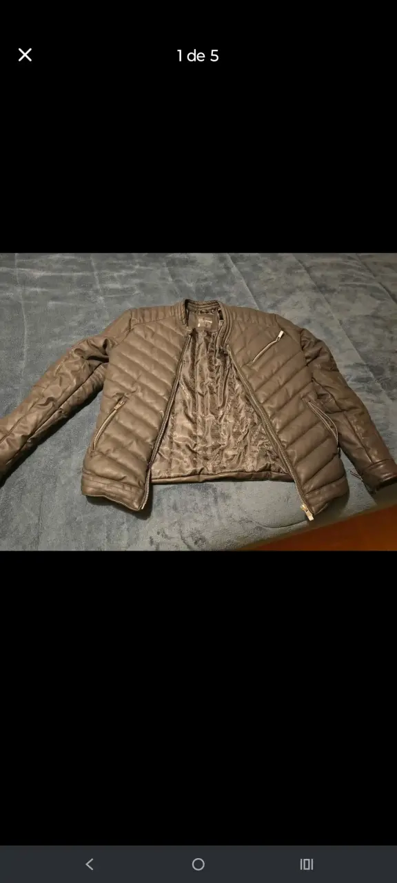 Chaqueta acolchada negra - 1