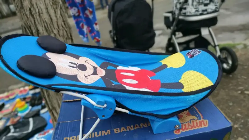 Hamaca infantil Mickey Mouse azul - 1