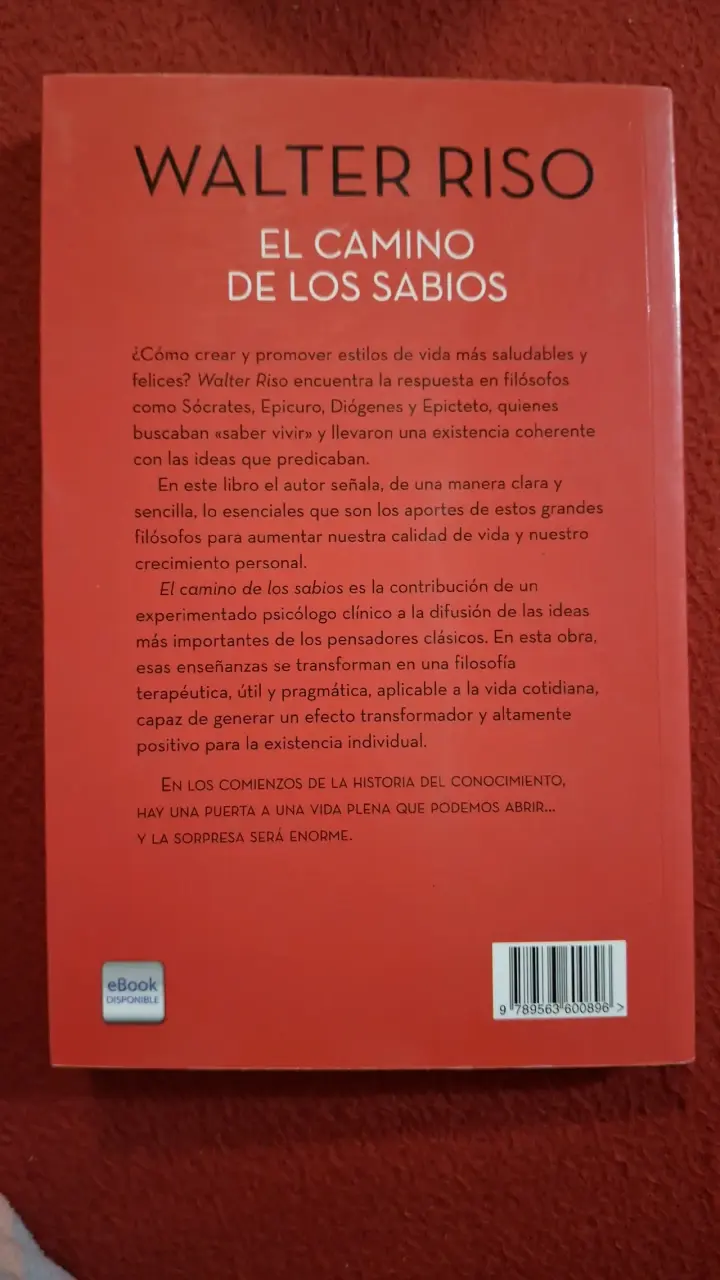 Libro 'El Camino de los Sabios' de Walter Riso - 2
