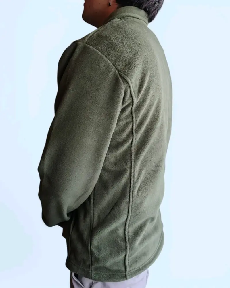 Chaqueta polar verde pino para hombre - 2