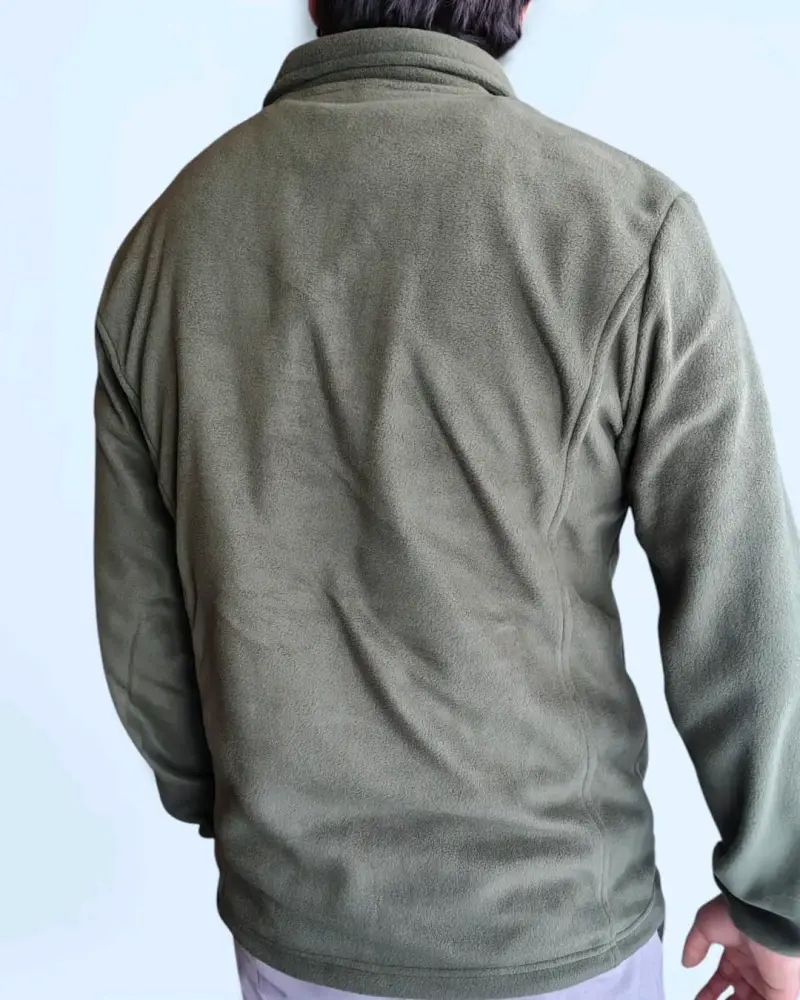 Chaqueta polar verde pino para hombre - 3