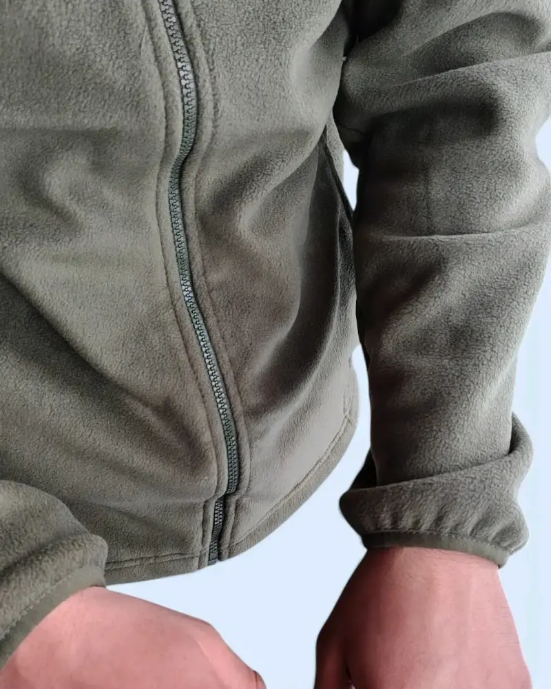 Chaqueta polar verde pino para hombre - 5
