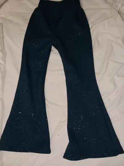 Calzas de brillo con chiporro flare para mujer - miniatura 2