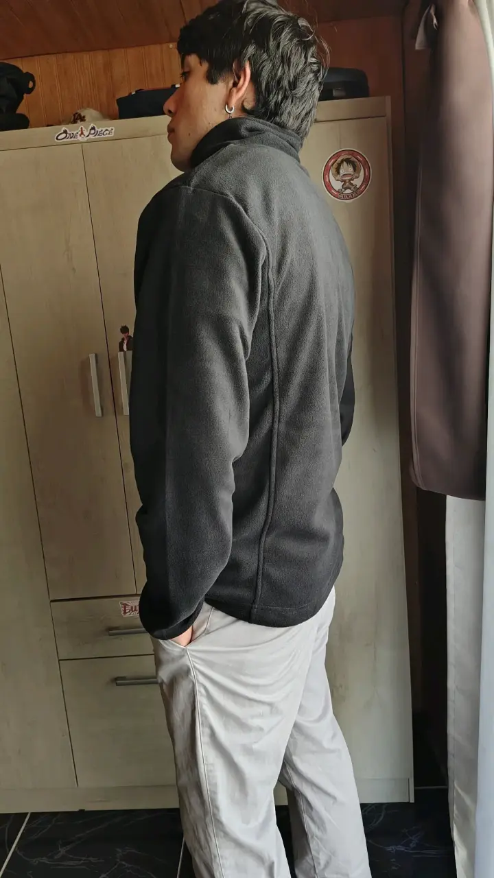Chaqueta polar negra para hombre HASTA xxxl - 5