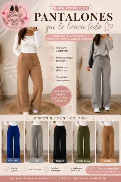 Pantalones de lanilla forrados - miniatura 1