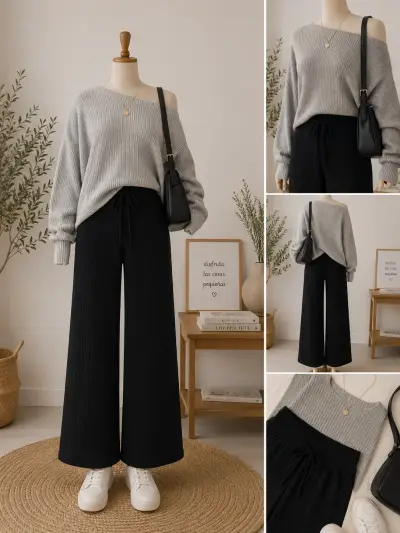 Pantalones de lanilla forrados - miniatura 2