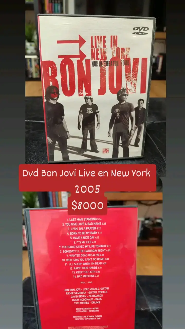 DVD Bon Jovi Live en New York 2005