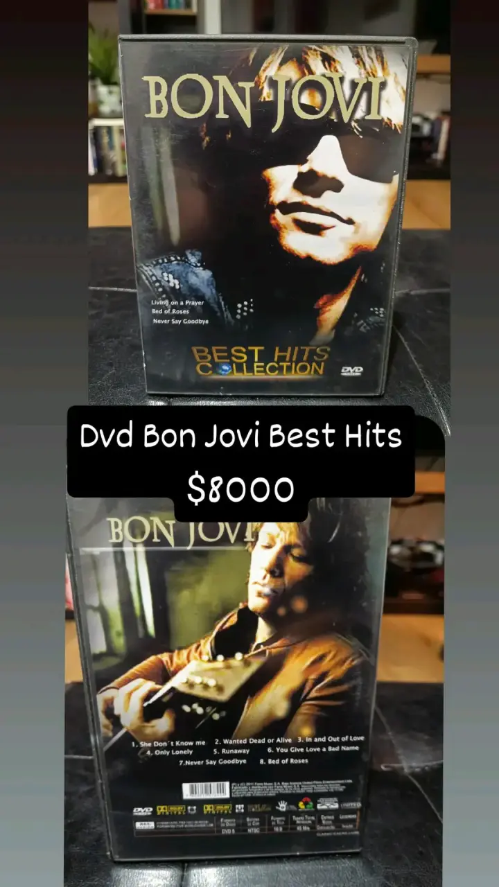 DVD Bon Jovi Best Hits Colección