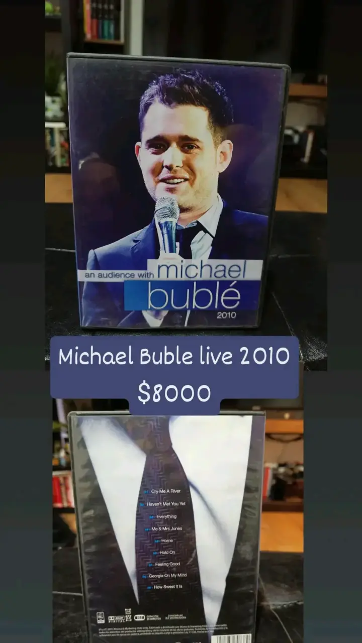 DVD Michael Bublé en Vivo 2010