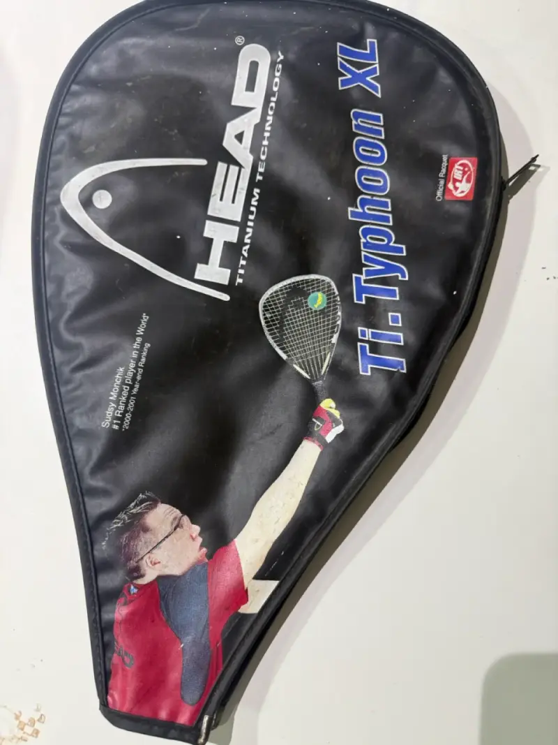 Raqueta de squash Head Ti. Typhoon XL con funda - 1